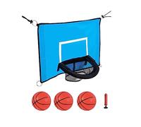 PciDinFo Ensemble de 3 Paniers de Basket-Ball avec Support Universel, Mini- Filet Stable en PVC, Idéal pour Les Jeux et Les Activités Sportives des en, StyleA