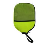 PciDinFo Étui de Raquette de Pickleball Portable avec Poche Extérieure en Filet, Fermeture éclair Souple, Protection Contre La Poussière et Les Rayures, Néoprè, Vert Fluorescent