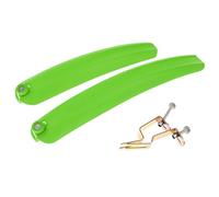 PciDinFo Garde-Boue Avant et Arrière pour VTT 14/16/20 Pouces, Vert, Taille Unique