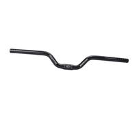 PciDinFo Guidon de Vélo Professionnel Multifonctionnel en Alliage D'aluminium de 25,4 Mm pour Le Cyclisme en Extérieur, Noir 58cm