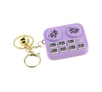 PciDinFo Instrument Porte-clés DJ Musical avec Pendentif Lumineux Support pour Sac à Main Accessoire pour Porte-Monnaie Décoration pour Clés Matériau PP Résist, Violet