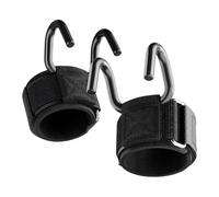 PciDinFo Lot de 2 Crochets D'haltérophilie avec Sangles de Poignet pour, Barre de Traction, Musculation