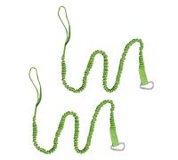 PciDinFo Lot de 2 Laisses Extensibles pour Pagaie de Kayak, Corde de Pagaie Réglable, Lanière Enroulée pour Canne à Pêche, Canoë, Planche de Surf et Autres Can, Vert