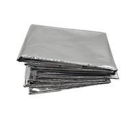 PciDinFo Lot de 5 Couvertures de Survie en Mylar, Idéales pour Le Camping et Les Randonnées par Temps Froid. Abri de Camping Portable.