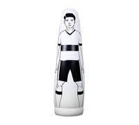 PciDinFo Mannequin Gonflable D'entraînement de Football, équipement D'entraînement de Boxe, Mannequin d'obstacles pour L'entraînement Aux Coups, Blanc