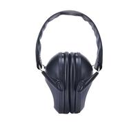 PciDinFo Oreilles Earmuffs Oreillette Anti Bruit Coussin Oreille Auditive Mousse Tête Réglable Structure Pliable Matériau PP Adapté au Sommeil, Noir