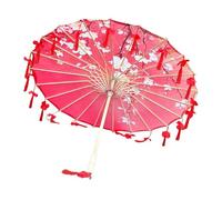 PciDinFo Parapluie Chinois, Parapluie en Soie Fait Main pour Fêtes, Spectacles, Représentations de Danse, Style G