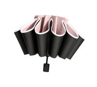 PciDinFo Parapluie Pliant Compact Coupe-Vent Étanche Portable Créatif Léger Protection Solaire Fonction Deux en Un Convient pour Hommes Femmes Randonnée, Rose