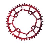 PciDinFo Plateau en Alliage D'aluminium 40 à 52 Dents, Fixation par Un Seul Boulon, étroit/Large, Entraxe 104 BCD, Haute Résistance. Composant de Plateau, Rouge 40T