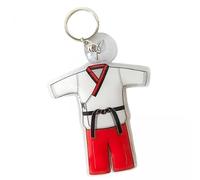 PciDinFo Porte-clés Taekwondo Pendentif Uniforme Arts Martiaux Anneau Métal Décoration Créative Sac Convient Aux Enfants Adultes Cadeau Accessoire Sac à Main 1
