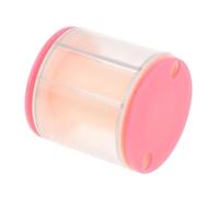 PciDinFo Ruban Gymnastique Organiseur Ruban Rythmique Rouleau Boîte Rangement Danseur Transparent PP Grip Sécurisé Rotation Douce Adapté pour Gymnastes, Rose