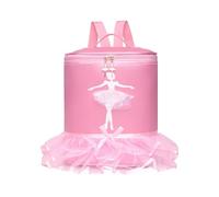PciDinFo Sac de Danse Ballet Sac à Dos Danse Fille Sac Princess Tutu Sac Porté Épaule Polyvalent Fermeture Zippée Cadeau Anniversaire Adapté pour Enfants École, Petit A