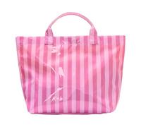 PciDinFo Sac de Travail en PVC Imperméable à Rayures, Résistant, avec Poche Intérieure et Fermeture éclair, Idéal pour Un Usage Pro, Rose