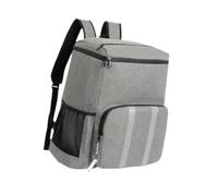 PciDinFo Sac Isotherme Sac à Dos Repas Bento Glacière Étanche Hydrofuge Lunchbox Oxford Adapté pour Plage Randonnée Pêche Camping Courses, Gris