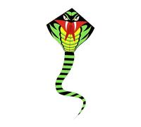 PciDinFo Serpent comme à Une Seule Ligne et de Plage avec Un Motif Réaliste pour des Caractéristiques de Vol Stables, 1mx0.8x8.2m