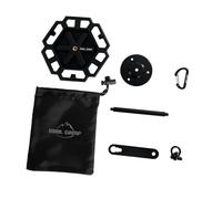 PciDinFo Support pour Lanterne de Camping, Compartiment de Rangement, Porte-Bol Pratique pour Les Activités de Plein Air et Les Barbecues