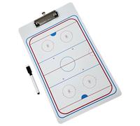 PciDinFo Tableau D'entraînement pour Le Hockey sur Glace - Outil de Formation - Tableau Réinscriptible - Plan de Jeu