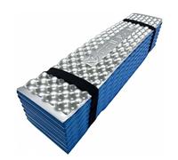 PciDinFo Tapis de Couchage Extérieur Matelas Mousse IXPE Aluminium Structure Alvéolée Thermique Double Couche Pliable Adapté pour Camping Pique-Nique Détente, Bleu