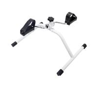 PciDinFo Vélo D'Appartement Mini Appareil de Fitness Pédalier Exercices Jambes Bras Fonction Assise Matériau Acier Carbone Adapté Aux Seniors Enfants pour mais, Blanc