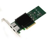 KALEA-INFORMATIQUE Carte PC et Serveur PCIe 3.0 x8 Dual ethernet RJ45 10G 5G 2.5G 1G 2 Ports avec Chipset Intel X710-T2