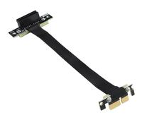 PCIe 3.0 Riser Cable, X1 to X1, M to F, 90° to 90°, Cable Length 25cm, P311MF5525