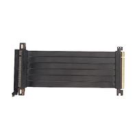 PCIE 3.0 X16 Extender Riser Cable PCIE 3.0 Câble d'extension à Haut Blindage PCB 180 Degrés Plug and Play Haute Fréquence Professionnel pour Carte Graphique (30cm)