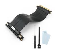 PCIE 4.0 16X Câble de Montage pour Carte D'extension GPU 90° Flexion Câble