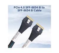 PCIe 4.0 SlimSAS SFF8654 de Alta Velocidade 8i pour Série 9500 NVMe Cabo DisponÃvel Adaptador Placa VÃdeo Externa 1M