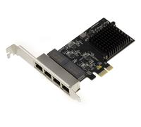 Carte réseau interne PCIe 4 ports LAN RJ45 Gigabit Ethernet 10 100 1000 Mbps avec chipset REALTEK RTL8111H