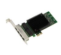 PCIe 4 Ports RJ45 Quad LAN GIGABIT ETHERNET 10 100 1000 - INTEL 82571