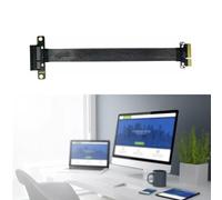 PCIE 4X Câble d'extension Adaptateur d'extension mâle vers femelle pour carte graphique d'ordinateur PCIE4.0