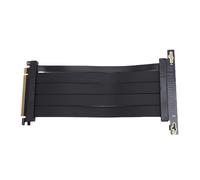 PCIE 5.0 X16 Riser Cable, 128 Gops High Speed Flexible Extender Carte Extension Port 90 Degrés Adaptateur PCI Express 5.0 Port GPU Extension Carte