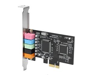 PCIE 5.1 Channel Carte Son avec Extension Tridimensionnelle HRTF, compatibilité Complète avec Pro, pour XP/Vista, comme Image Affichée