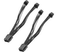 Pcie Cable 8 Pin to 2X 8 Pin (6+2),22cm,Tinned Copper fe Wire 18awg,Gpu Power Cable,Y Adapter for Graphics Card,Pc Power Supply And Dual CPU Connector