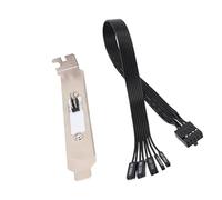 PCIE en métal et Fil Plat pour la Plupart des Ordinateurs MATX, Bouton de réinitialisation de l ' Alimentation Externe sur Le boîtier de l ' Ordinateur de Bureau, Lien du Panneau