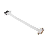 PCIE Extension Cable High Speed Ible PCI Express 3.0 X Riser Cable 30cm .8 Pouces Adaptateur Extender pour Les Cartes de Cartes sonores et Cartes Graphiques Haut de Gamme (20 cm)