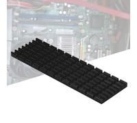PCIE M.2 SSD 2280 dissipateur de chaleur refroidisseur radiateur aileron de refroidissement pour ordinateur de bureau portable noir