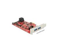 DeLOCK 89389 Carte SATA Interne et Adaptateur d'interface (PCIe, SATA, USB 3.0, 6 Gbit/s, Windows 7 Enterprise, Windows 7 Enterprise x64, Windows 7 Home Basic, Windows 7 Home Basic x64, etc.)