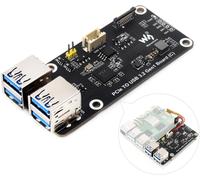Pcie To 4-Ch Usb3.2 Gen1 Board (C),Compatible With Raspberry Pi 5,Up To 5Gbps Transmission Speed,Driver No Required,Plug And Play Pcie Adapter