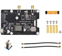 Pcie To M.2 E Key Adapter With Poe Function,Compatible With Raspberry Pi 5,Support Ngff (M.2 E Key) Wireless Nic,Raspberry Pi 5 Pcie Hat