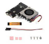 PCIe vers le chapeau de conversion pour 5 permettant un stockage rapide et une alimentation via Ethernet boîtier de refroidissement actif