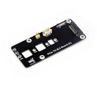 PCIe vers M.2 Adaptateur pour Raspberry Pi 5, PCIe vers M.2 NVMe Carte d'extension Compatible avec M.2 NVMe SSD de Taille 2230 2242 2260 2280, Supporte Modes PCI-E×1 Gen2 et Gen3
