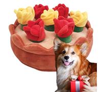 Pcingsia Tapis à renifler pour Animaux de Compagnie - Ensemble Distributeur de friandises pour Chien, Jouet à mâcher pour Chien avec 6 Fleurs couinantes stimulent l'intelligence Jouet