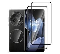 Pcircb [2+2 Pièces Verre Trempé Compatible avec OnePlus 13 5G vitre protection, 2pcs protection écran et 2pcs Caméra Arrière Protecteur, 9H Dureté, HD, Sans Bulles