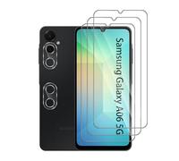 Pcircb [3+2 Pièces Verre Trempé Compatible avec Samsung Galaxy A06 5G vitre protection, 3pcs protection écran et 2pcs Caméra Arrière Protecteur, 9H Dureté, HD, Sans Bulles