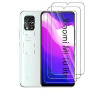 Pcircb [3+2 Pièces Verre Trempé Compatible avec Xiaomi Mi 10 lite vitre protection, 3pcs protection écran et 2pcs Caméra Arrière Protecteur, 9H Dureté, HD, Sans Bulles
