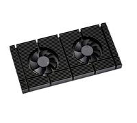 Pcivzxam Radiateur de fond de panier GPU pour RTX 3090 3080 3070 Series carte graphique plaque arrière mémoire VRAM dissipateur thermique ventilateur de refroidissement PWM 1 mm