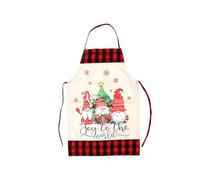 Pcivzxam Tabliers à Bavette de Noël - avec Poches Tablier Imperméable et Réglable pour Noël B Facile à Utiliser