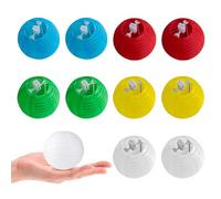 pclapora 10 Pièce Lanterne, Mini Lanternes Rondes, Lanterne en Tissu Coloré, Suspension Colorés Lanternes Chinoise pour Noël, Mariages, Anniversaires, Fêtes et Événements