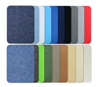 pclapora 15 Pièces Tissu Thermocollant, 7,5 x 10,5cm Tissu Thermocollant Jean, Patchs Tissus Thermocollants Jean, Patch Thermocollants pour Réparation de Vêtements, Jeans, Vêtements, Sac à Dos